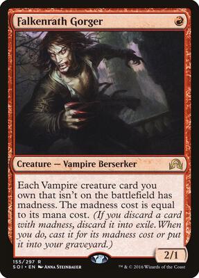Falkenrath Gorger card from Shadows over Innistrad