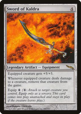 Sword of Kaldra card from Mirrodin