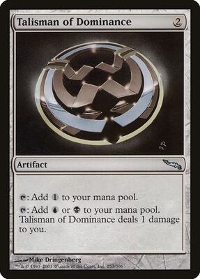 Talisman of Dominance card from Mirrodin