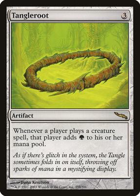 Tangleroot card from Mirrodin