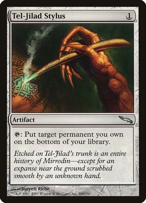 Tel-Jilad Stylus card from Mirrodin