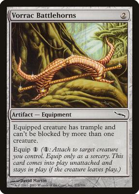 Vorrac Battlehorns card from Mirrodin