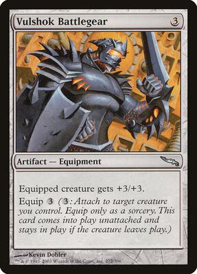 Vulshok Battlegear card from Mirrodin