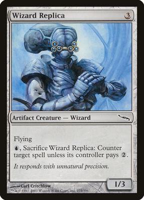 Wizard Replica card from Mirrodin
