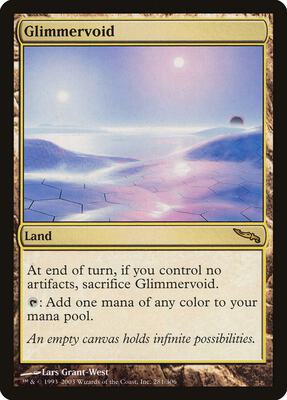 Glimmervoid card from Mirrodin