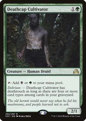 Deathcap Cultivator card from Shadows over Innistrad