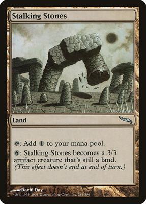 Stalking Stones card from Mirrodin