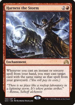 Harness the Storm card from Shadows over Innistrad