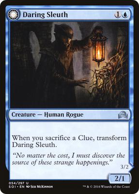 Daring Sleuth card from Shadows over Innistrad