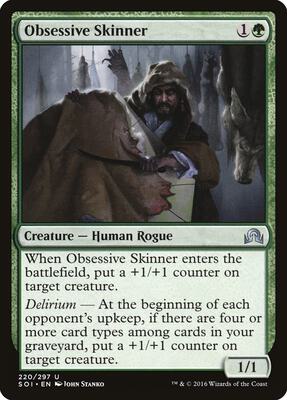 Obsessive Skinner card from Shadows over Innistrad