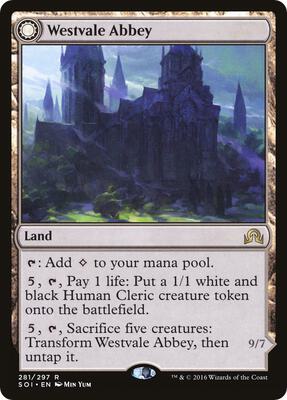 Westvale Abbey card from Shadows over Innistrad