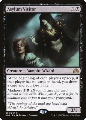 Asylum Visitor card from Shadows over Innistrad