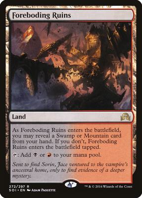 Foreboding Ruins card from Shadows over Innistrad