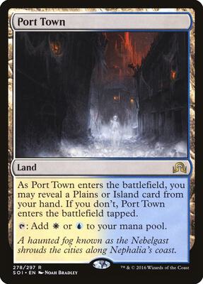 Port Town card from Shadows over Innistrad