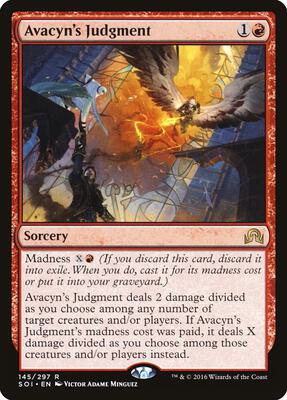Avacyn's Judgment card from Shadows over Innistrad
