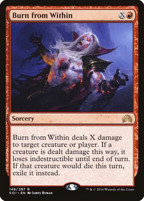 Burn from Within card from Shadows over Innistrad