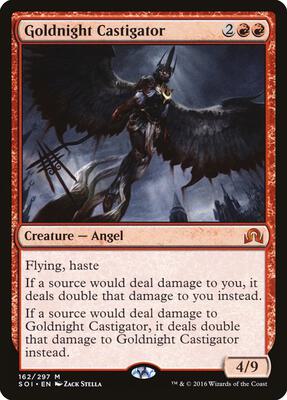 Goldnight Castigator card from Shadows over Innistrad