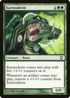 Karstoderm card from Darksteel