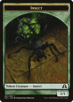 Insect Token card from Shadows over Innistrad