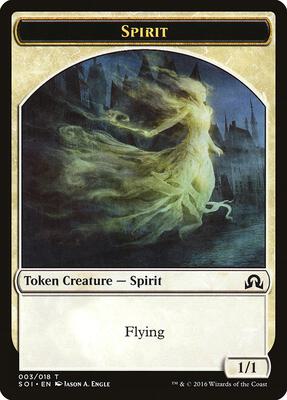 Spirit Token card from Shadows over Innistrad