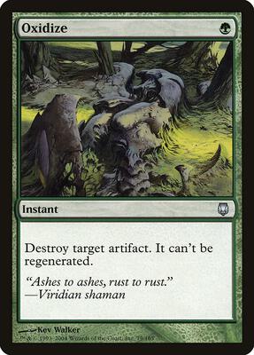 Oxidize card from Darksteel