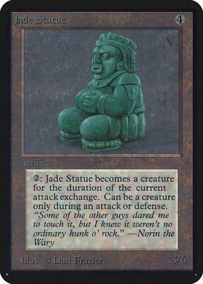 Jade Statue card from Alpha Edition