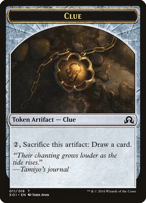 Clue Token (011) card from Shadows over Innistrad