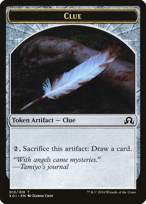 Clue Token (013) card from Shadows over Innistrad