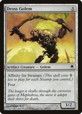 Dross Golem card from Darksteel