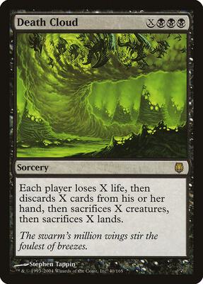 Death Cloud card from Darksteel