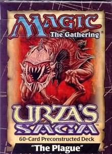 Urza's Saga Theme Deck - The Plague card from Urza's Saga