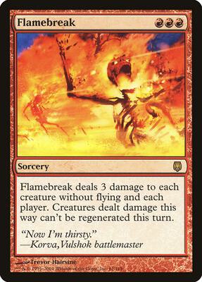 Flamebreak card from Darksteel
