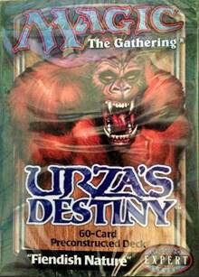 Urza's Destiny Theme Deck - Fiendish Nature card from Urza's Destiny