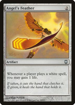 Angel's Feather card from Darksteel
