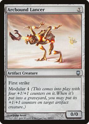 Arcbound Lancer card from Darksteel