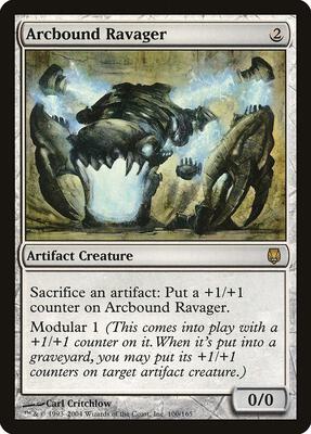 Arcbound Ravager card from Darksteel