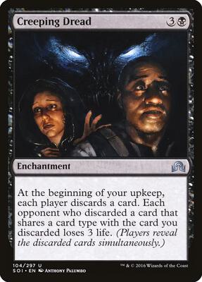 Creeping Dread card from Shadows over Innistrad