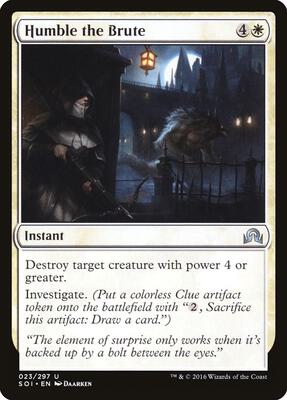 Humble the Brute card from Shadows over Innistrad