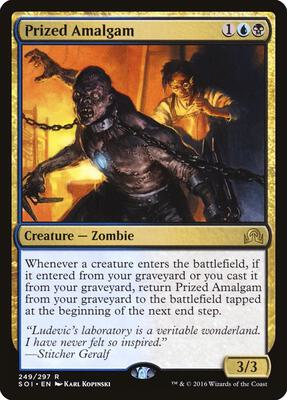 Prized Amalgam card from Shadows over Innistrad