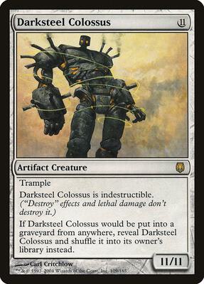 Darksteel Colossus card from Darksteel