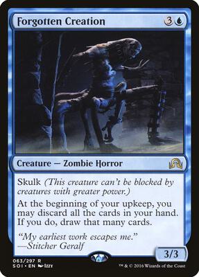 Forgotten Creation card from Shadows over Innistrad