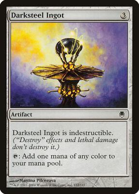 Darksteel Ingot card from Darksteel