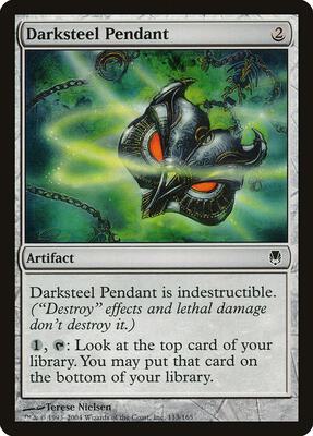 Darksteel Pendant card from Darksteel
