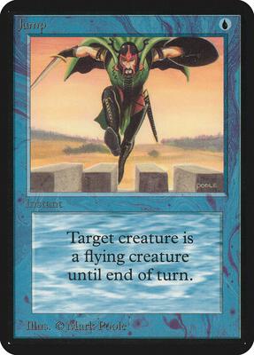 Jump card from Alpha Edition