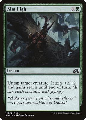 Aim High card from Shadows over Innistrad