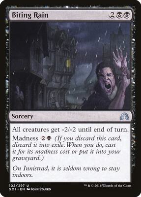Biting Rain card from Shadows over Innistrad
