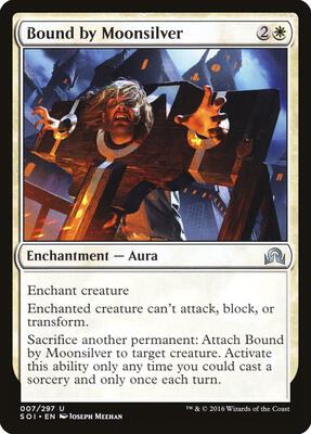 Bound by Moonsilver card from Shadows over Innistrad