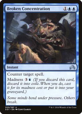 Broken Concentration card from Shadows over Innistrad