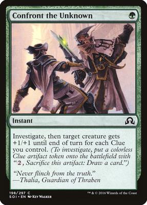 Confront the Unknown card from Shadows over Innistrad