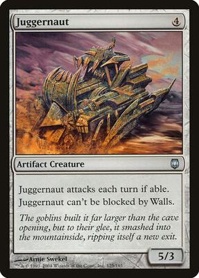 Juggernaut card from Darksteel
